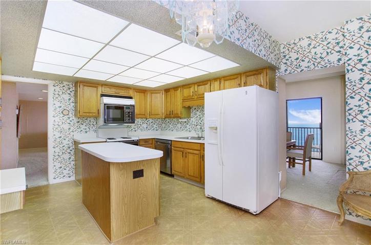 This Kitchen has the opportunity for water views all the way around!
