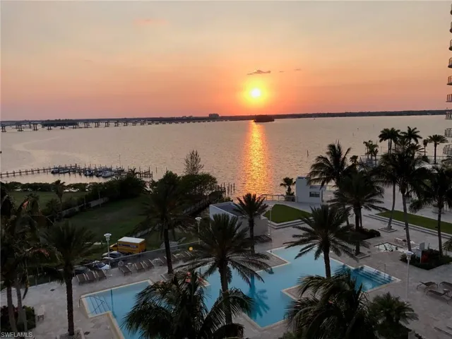 This is how a typical sunset looks like!  The pool is currently being upgraded too!