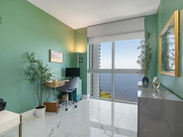 Den / office with great water views