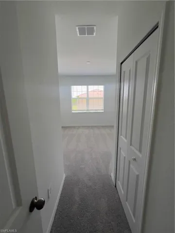 Corridor with carpet