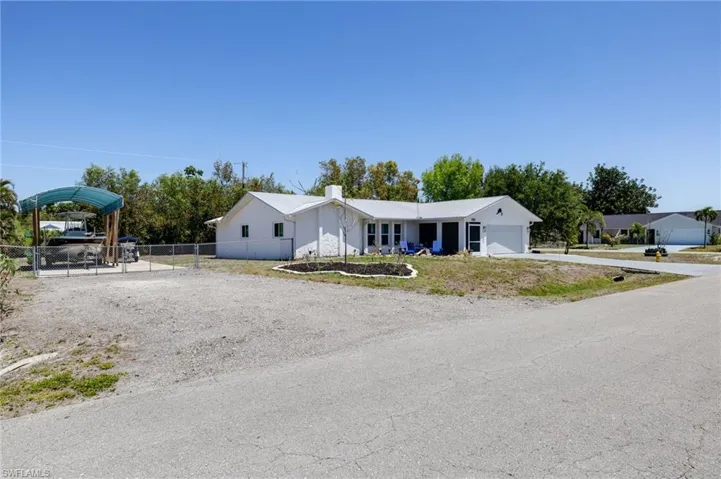 Large lot with covered and hurricane-secure boat storage