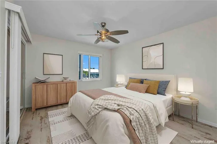 VIRTUALLY STAGED. sliding doors to the lanai