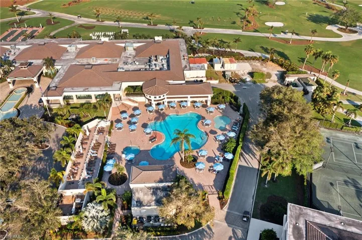 Bird's eye view community center