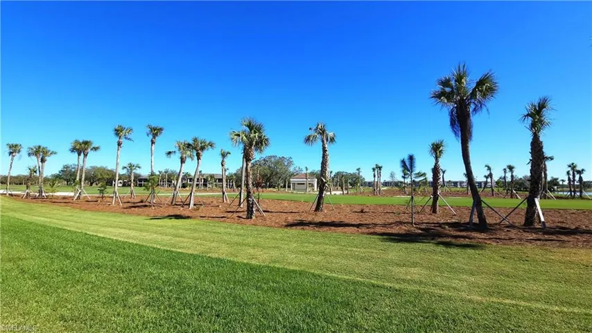 Golf course view from lanai