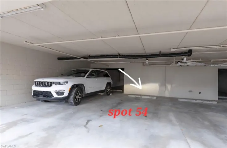 View of parking deck