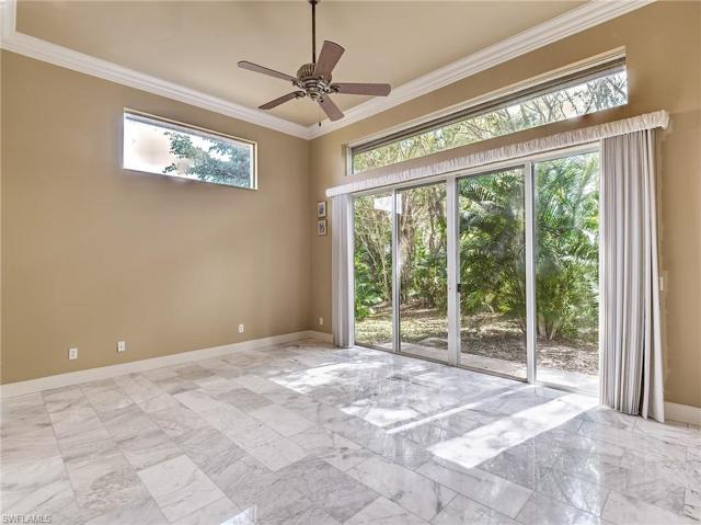 Master Bedroom with Marble Floor!