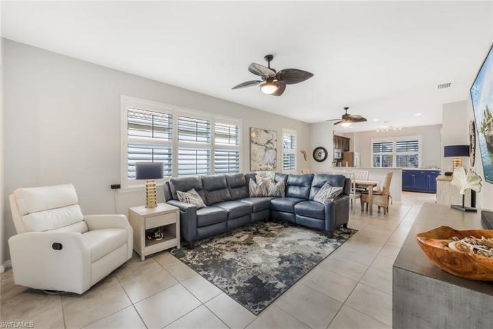 Nine Foot Ceilings Enhance Spacious Interior
