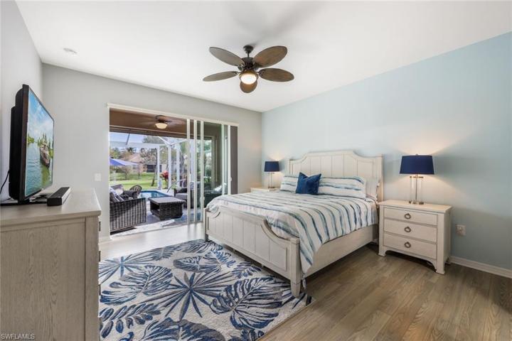 Primary Bedroom with Glass Slider to Lanai