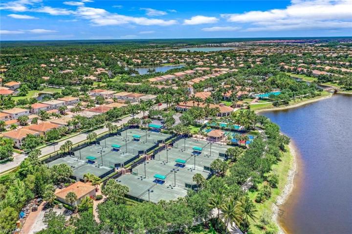 Tennis Courts and Lap Pool.