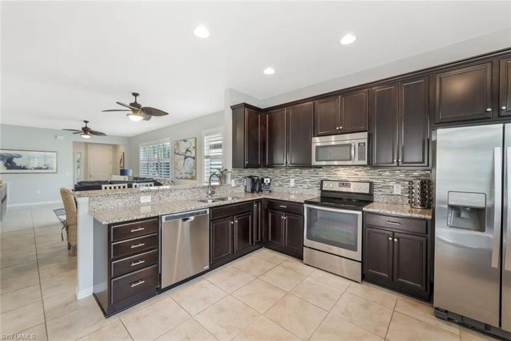 Kitchen Open to Dining-Living Area