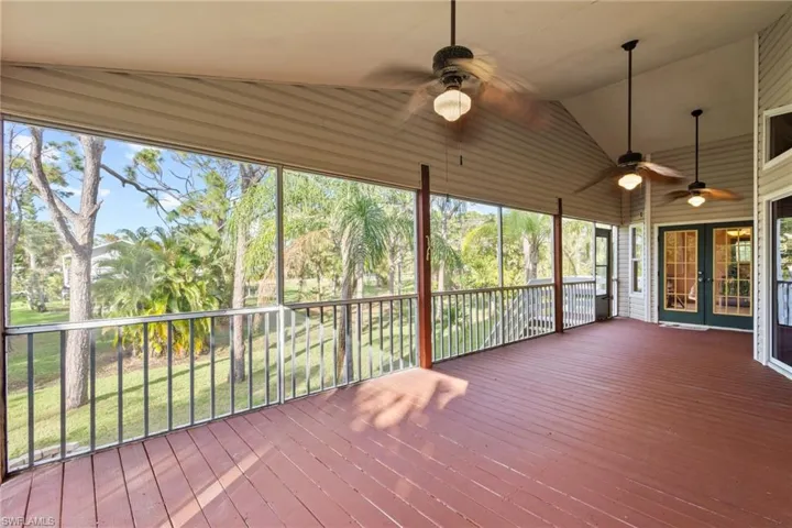 Screened In Rear Deck