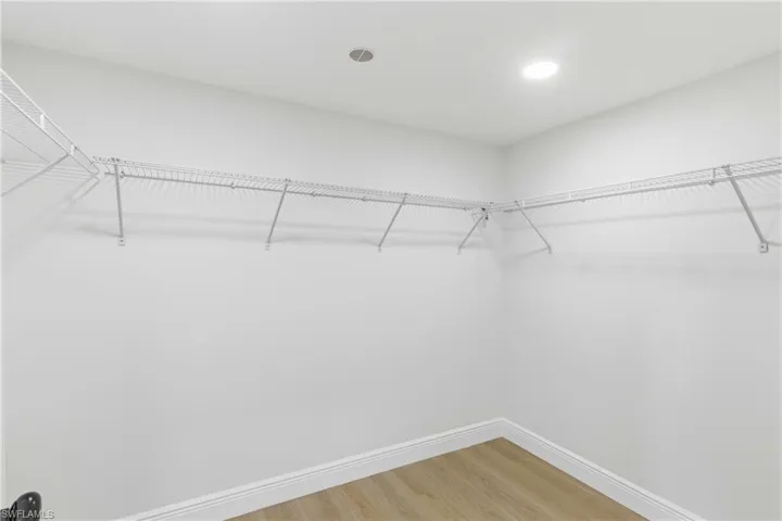 Generously sized walk-in closet, enhancing both comfort and practicality.