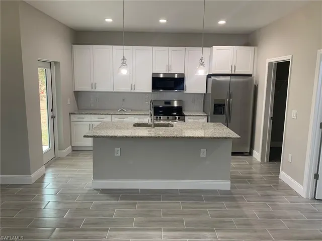 open island kitchen