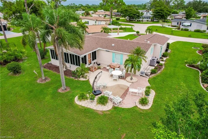 Drone / aerial view back of the Property
