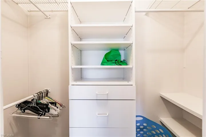 View of spacious closet