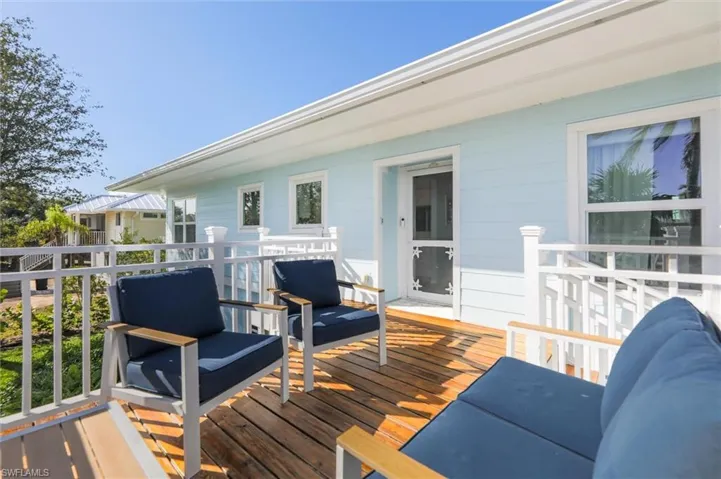View of deck