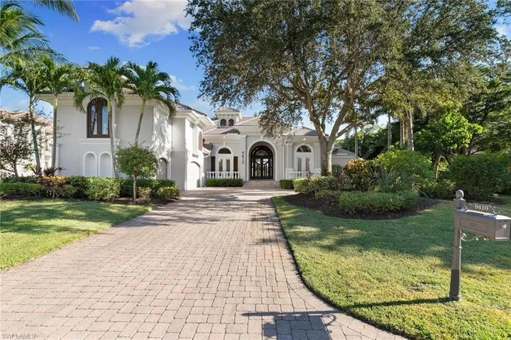 The oversized 3 car garage yields to a spacious driveway that accommodates 8+ additional vehicles