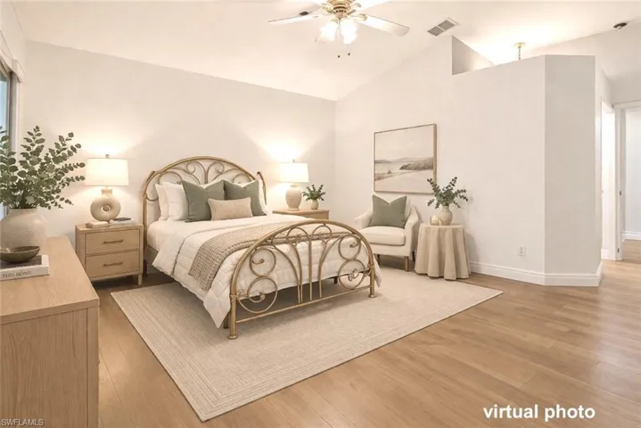 Virtually renovate and virtually staged for for illustration purposes.