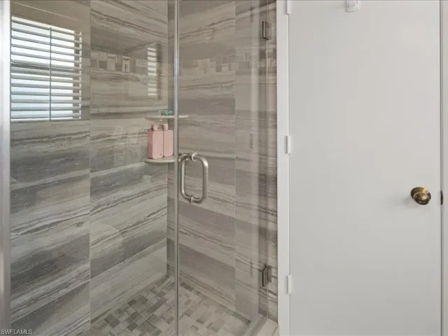 Guest bathroom updated shower