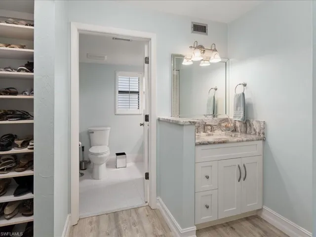 One of two sinks in Primary bathroom