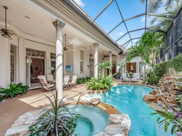 Lagoon Inspired Pool-Spa