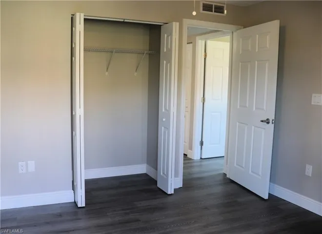 Bedroom #1 with spacious closet.