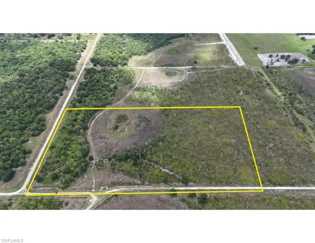 View of property location with property parcel outlined