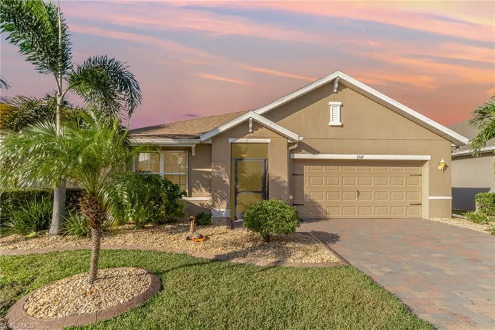 Ranch-style house with a garage