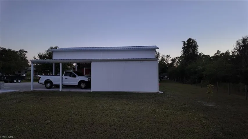 Side View of outdoor structure