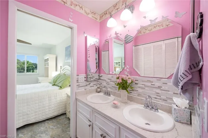 Master Bath Pretty in Pink
