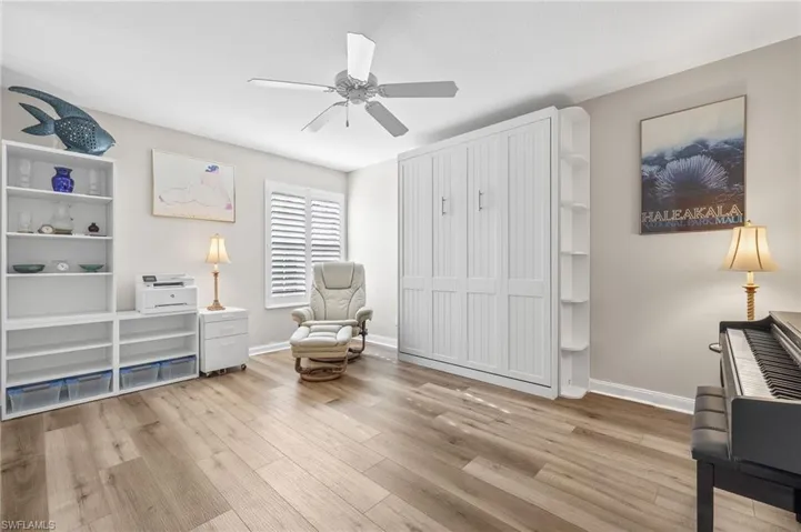 Secondary Bedroon w/Murphy Bed