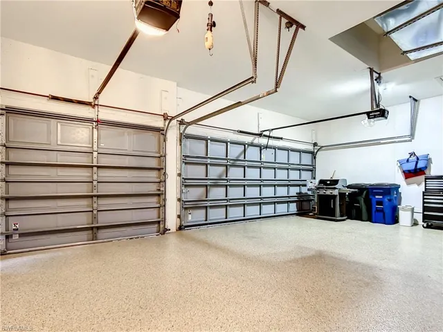 Clean spacious garage