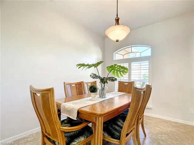Formal dining area