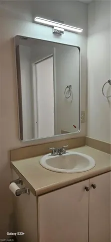 Half bath with vanity