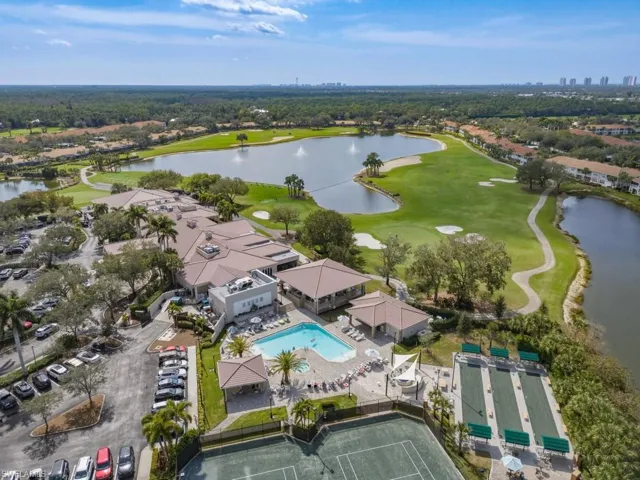 Drone / aerial view of a golf club