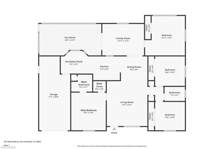 221  Waterside  ST, Port Charlotte, FL 33954