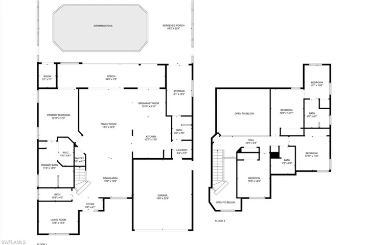 View of floor plan / room layout