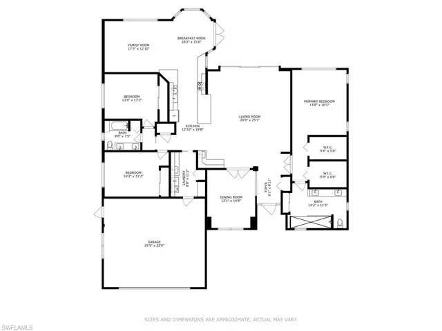 Does not show pool or large screened lanai.
