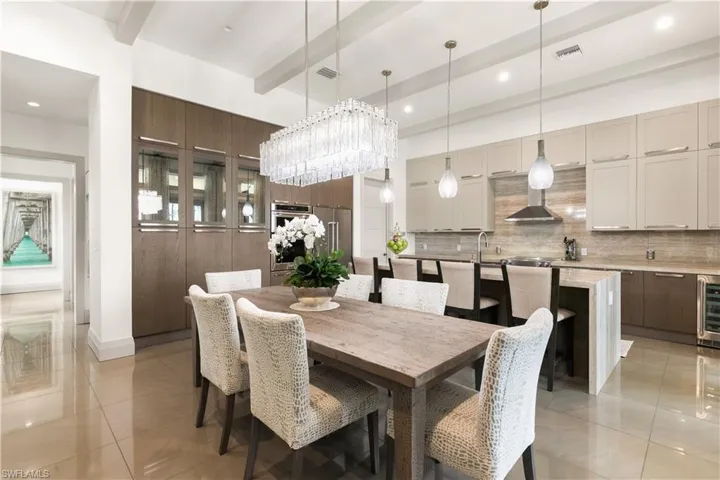 Elegant dining area connected to the main living space for effortless entertaining.