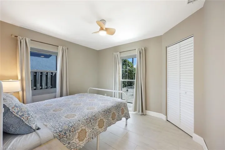 Second downstairs bedroom provides plenty of space for family, friends, and guests.