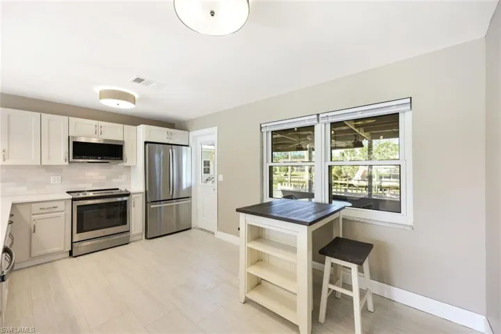Plenty of room for two chefs in this beautifully updated kitchen.