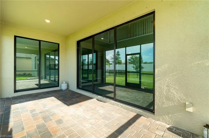 View of patio