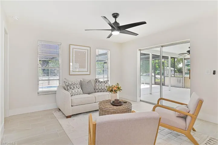 dining room and sitting area