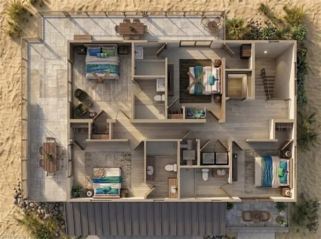 2nd Floor - Interior Rendering - Virtual