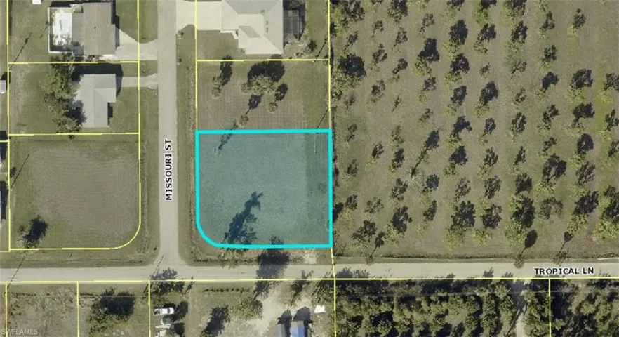 Aerial overview of property's location
