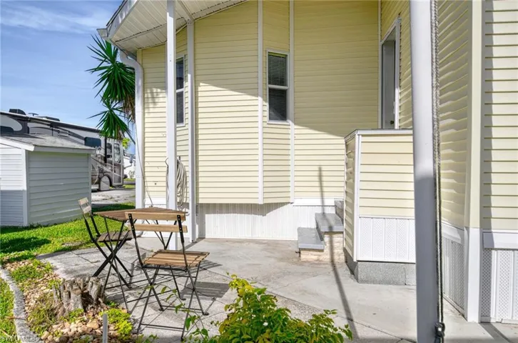 View of patio