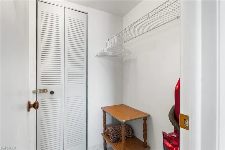 Walk in Primary closet with Owner's Storage