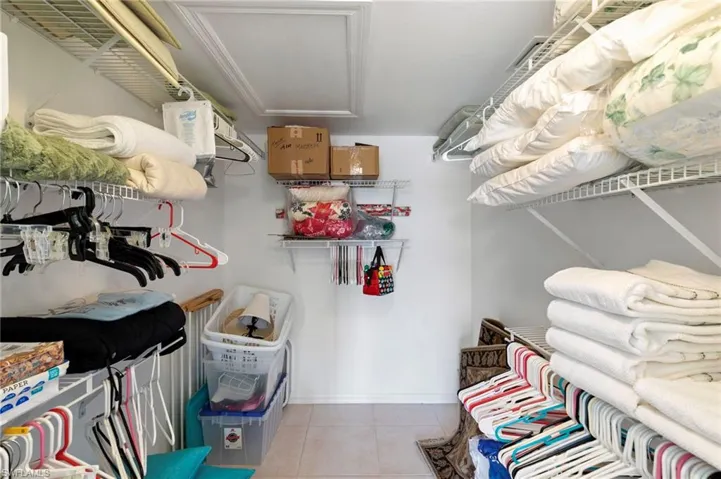Walk-in closet with tons of space