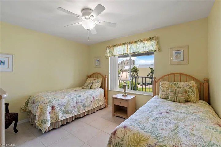 Guest area with large window and plenty of room