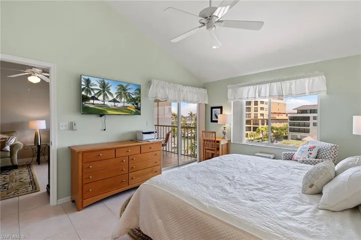 Access to the lanai area through sliding doors